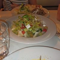 Greek Salad at Napfényes Restaurant & Confectionery in Budapest