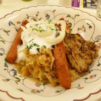 Stuffed Cabbage at Napfényes Restaurant & Confectionery in Budapest