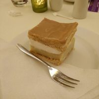Napoleon Cake at Napfényes Restaurant & Confectionery in Budapest