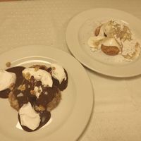 Desserts at Napfényes Restaurant & Confectionery in Budapest