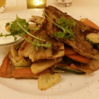 grill platter at Napfényes Restaurant & Confectionery in Budapest