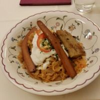 stuffed cabbage at Napfényes Restaurant & Confectionery in Budapest