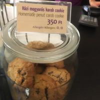 Peanut cookies at Napfényes Restaurant & Confectionery in Budapest