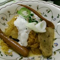 Stuffed Cabbage a la Kolozsvár at Napfényes Restaurant & Confectionery in Budapest