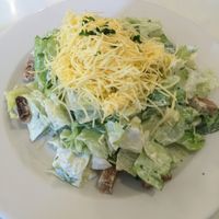 Caesar salad at Napfényes Restaurant & Confectionery in Budapest
