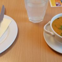 Kokos Thai Suppe at Napfényes Restaurant & Confectionery in Budapest