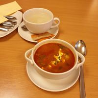 Gulash soup at Napfényes Restaurant & Confectionery in Budapest