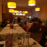 Dining Hall at Napfényes Restaurant & Confectionery in Budapest