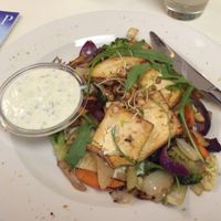 braised tofu at Napfényes Restaurant & Confectionery in Budapest