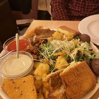 Vegan plate for 2  at Napfényes Restaurant & Confectionery in Budapest