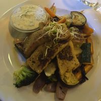 grill platter at Napfényes Restaurant & Confectionery in Budapest