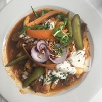 Hungarian dishes with vegan flair at Napfényes Restaurant & Confectionery in Budapest