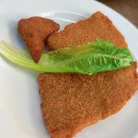 seitan cutlet  at Napfényes Restaurant & Confectionery in Budapest