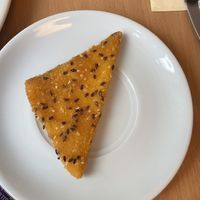 Fried cheese  at Napfényes Restaurant & Confectionery in Budapest