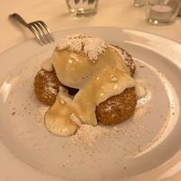 Millet Dumplings in Soyyoghurt Sauce at Napfényes Restaurant & Confectionery in Budapest