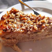 apple-walnut at Napfényes Restaurant & Confectionery in Budapest
