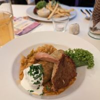 Stuffed cabbage at Napfényes Restaurant & Confectionery in Budapest