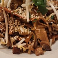 Pad thai at Napfényes Restaurant & Confectionery in Budapest