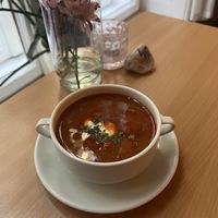 Goulash  at Napfényes Restaurant & Confectionery in Budapest