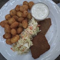 Fried seitan   at Napfényes Restaurant & Confectionery in Budapest
