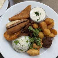Vegan plate   at Napfényes Restaurant & Confectionery in Budapest
