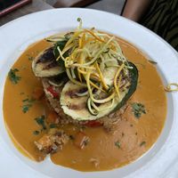 Risotto with cheese sauce   at Napfényes Restaurant & Confectionery in Budapest