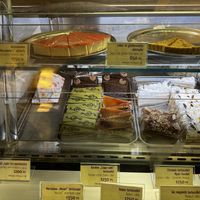 Some of the delicious desserts   at Napfényes Restaurant & Confectionery in Budapest
