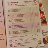 Weekly menu and offers at Napfényes Restaurant & Confectionery in Budapest