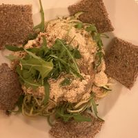 Zucchini pasta  at Napfényes Restaurant & Confectionery in Budapest