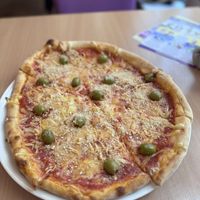 4 cheese pizzaa  at Napfényes Restaurant & Confectionery in Budapest