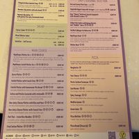 Menu  at Napfényes Restaurant & Confectionery in Budapest