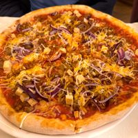 Coal Burner Pizza at Napfényes Restaurant & Confectionery in Budapest