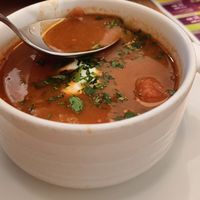Gulasch at Napfényes Restaurant & Confectionery in Budapest