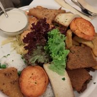 Mixed plate for 2 at Napfényes Restaurant & Confectionery in Budapest