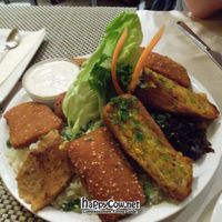 sunlight platter for two - delicious! at Napfényes Restaurant & Confectionery in Budapest
