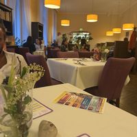   at Napfényes Restaurant & Confectionery in Budapest