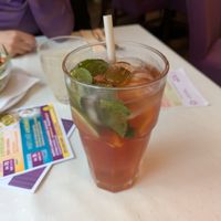 Ice tea: Ok taste but did not taste like ice tea. Tasted like Saft.
 at Napfényes Restaurant & Confectionery in Budapest