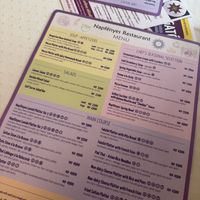   at Napfényes Restaurant & Confectionery in Budapest