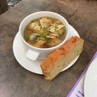 Lunch Soup (900 ft)  at Napfényes Restaurant & Confectionery in Budapest