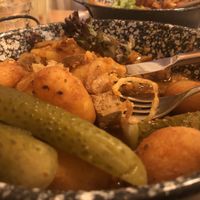 Brasov style Tofu Stew  at Napfényes Restaurant & Confectionery in Budapest
