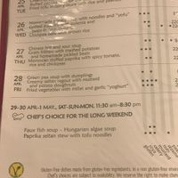   at Napfényes Restaurant & Confectionery in Budapest