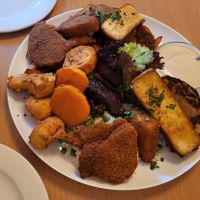 Platter for two at Napfényes Restaurant & Confectionery in Budapest
