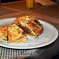 Calzone at Napfényes Restaurant & Confectionery in Budapest