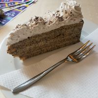 poppyseed cake!  at Napfényes Restaurant & Confectionery in Budapest