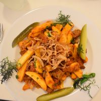 Hungarian vegan food!  at Napfényes Restaurant & Confectionery in Budapest