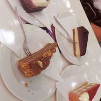 Vegan cakes at Napfényes Restaurant & Confectionery in Budapest