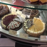 desserts at Napfényes Restaurant & Confectionery in Budapest