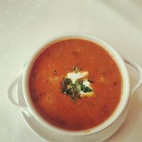 Goulash at Napfényes Restaurant & Confectionery in Budapest