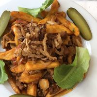 Seitan Roast.  at Napfényes Restaurant & Confectionery in Budapest