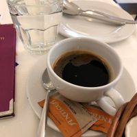 Decaf coffee is delicious at Napfényes Restaurant & Confectionery in Budapest